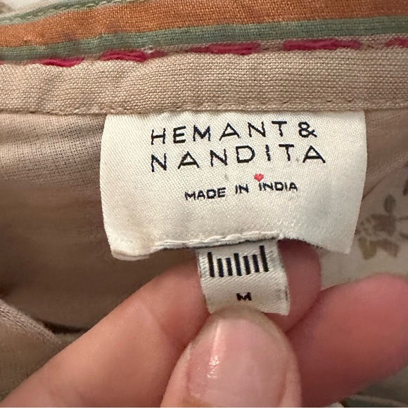 Hemant and Nandita 100% Cotton Made in India Maxi Dress- size medium! - Picture 6 of 6